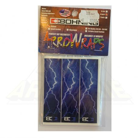 Wraps Bohning 4'' Blue Lightning